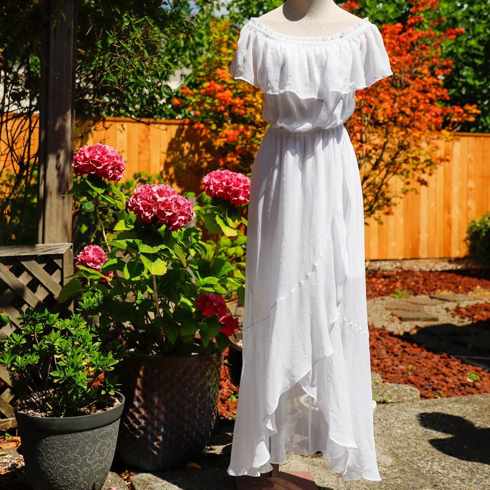 Express White Maxi Dress